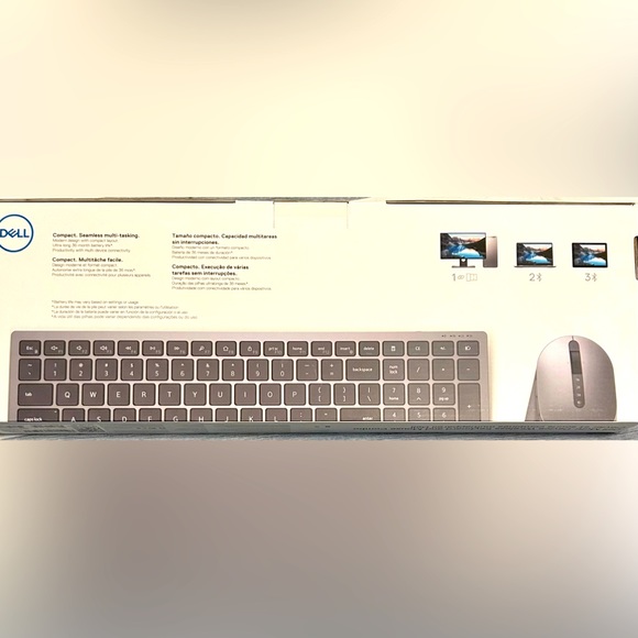 Brand new, unopened wireless Dell KM7120W keyboard & mouse combo - Picture 2 of 6